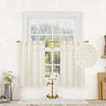 LAMIT Short Linen Curtains 36 Inch Length by LAMIT