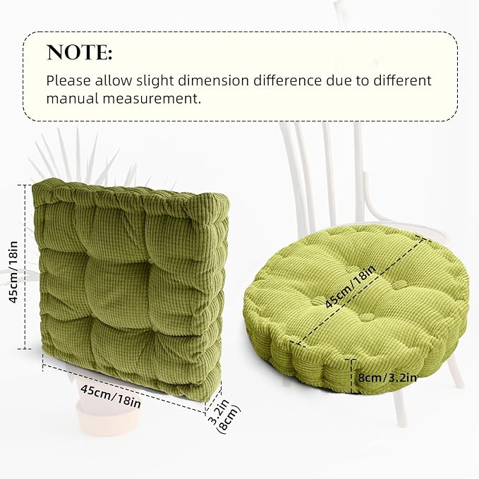 Large Square and Round Floor Pillows - Image 5