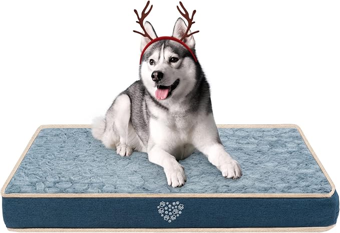 VANKEAN Waterproof Dog Crate Pad Bed Mat Reversible, Removable Washable Cover & by VANKEAN