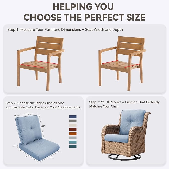 Patio Cushions for Outdoor Furniture - Image 7