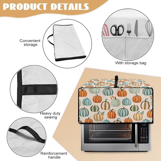 Toaster Oven Dust Cover Dustproof Smart Oven Air Fryer Microwave Cover - Image 5