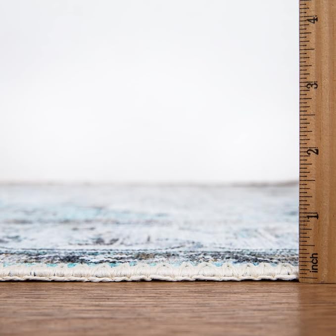 Bloom Rugs Washable Non-Slip 7 ft Runner - Image 2
