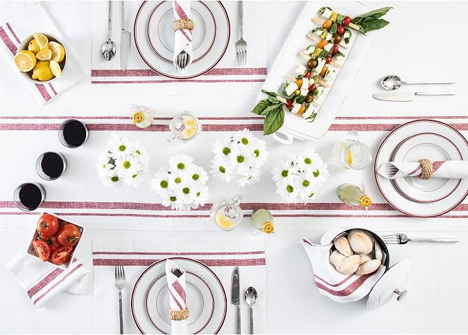 Solino Home Linen Table Runner 72 Inches Long - Image 9
