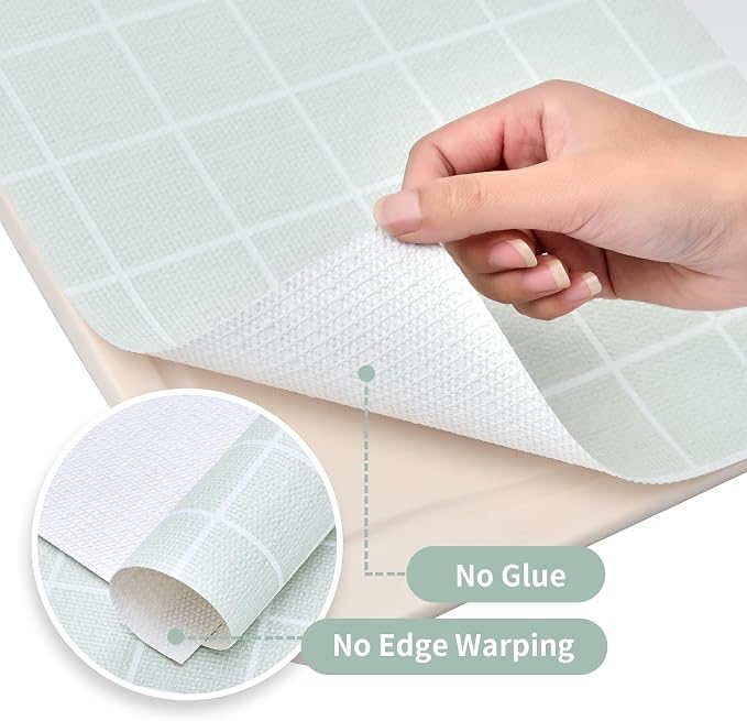 Drawer and Shelf Liner for Kitchen Cabinet: 17 in X 30 Ft Non Slip Waterproof - Image 9