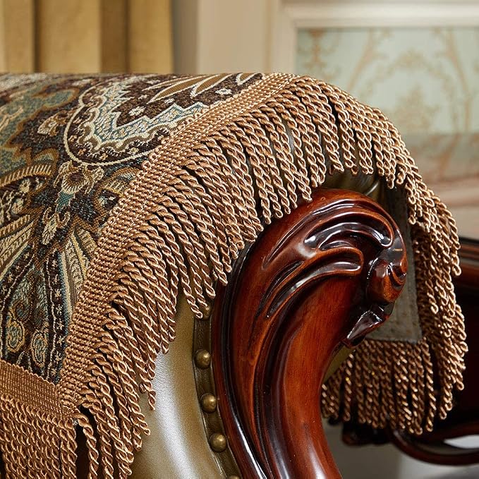 LUFEIJIASHI Luxury Couch Arm Covers, Washable Armrest Protectors - Image 6
