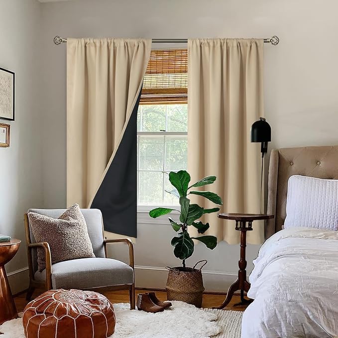 BGment Thermal Insulated 100% Blackout Curtains - Image 2