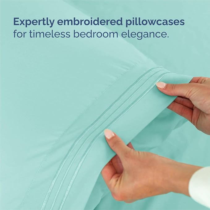 King Size 4 Piece Sheet Set - Image 6
