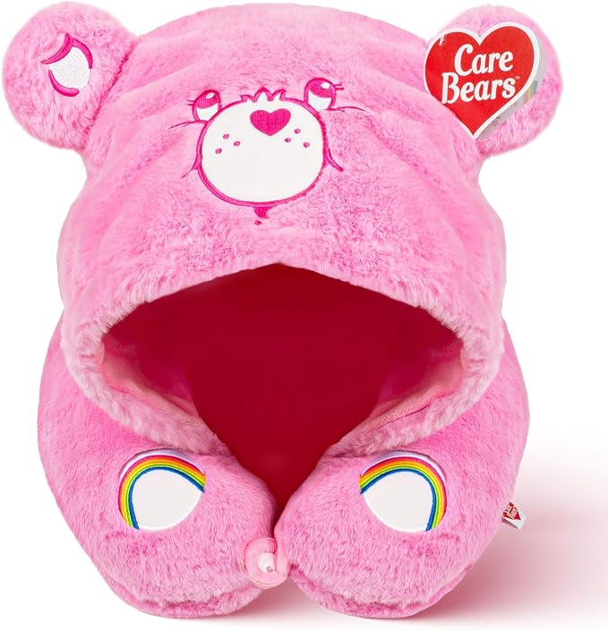 Care Bears - Cheer Bear Snuggle Hood, Travel Pillow by CareBears