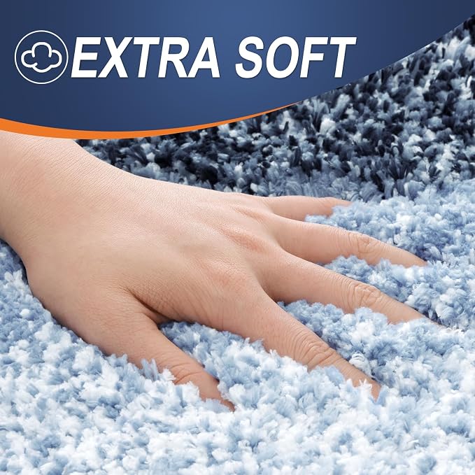 OLANLY Bathroom Rug Mat 44x24, Extra Soft and Absorbent Microfiber Bath Rug - Image 2