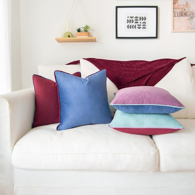 MONDAY MOOSE Decorative Throw Pillow Covers Cushion Cases, Mix and Match - Image 3