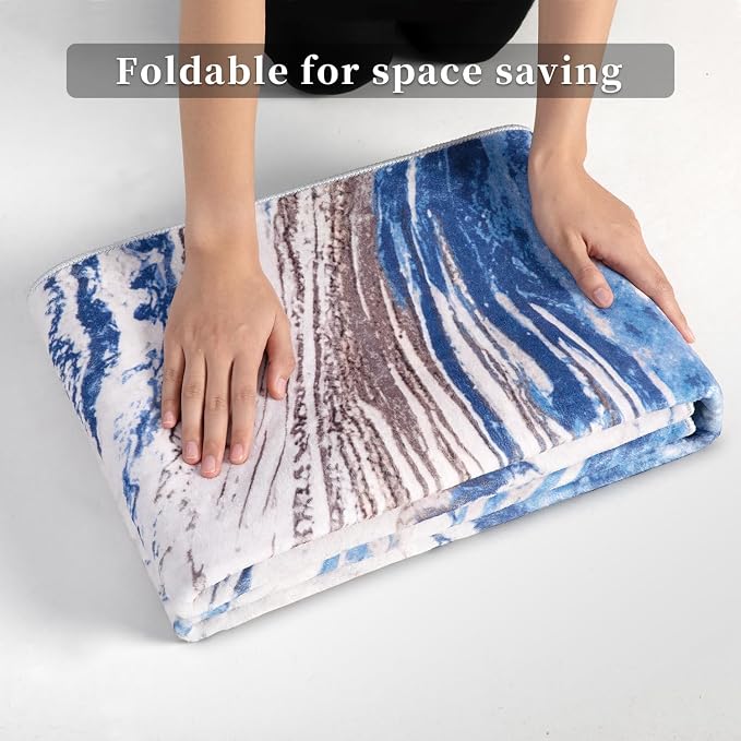 Ciicool Abstract Area Rug Indoor, 5x7 Swirl Washable Entryway Rug, Modern Soft - Image 6
