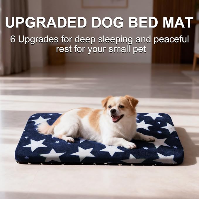 Washable Dog Bed Plush Orthopedic Outdoor Crate Mat - Image 2