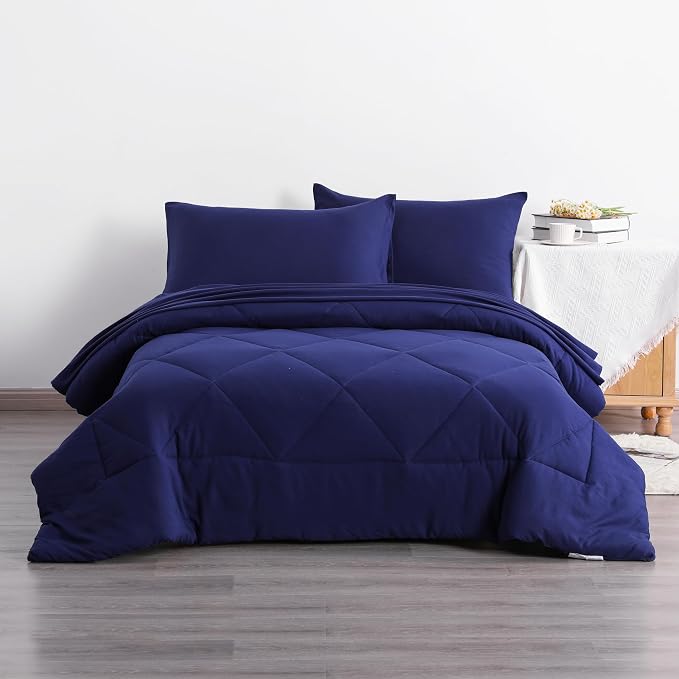 NTBAY Twin Comforter Set with Sheets, 5 Pieces Soft and Breathable Bedding Set - Image 9