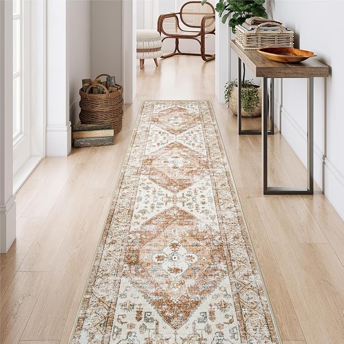 Lahome Boho Carpet Runners for Hallway 2x10 Washable Non-Slip Runner Rug - Image 8