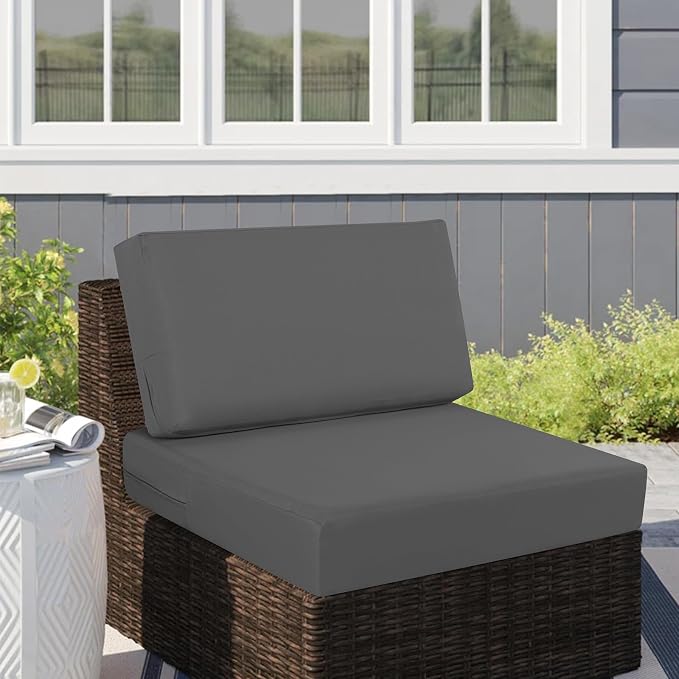 idee-home Outdoor Cushions for Patio Furniture, Outdoor Seat Cushion, - Image 2