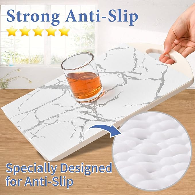 Drawer and Shelf Liner for Kitchen Cabinet: 17 in X 30 Ft Non Slip Waterproof - Image 4