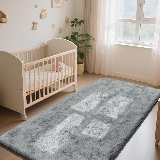 Soft Runner Rugs for Bedroom, Bedside Rug for Living Room Bedroom Kids Room - Image 4