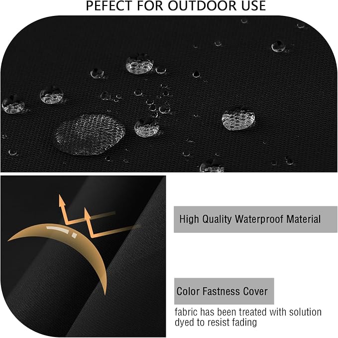 idee-home Outdoor Cushions for Patio Furniture, Outdoor Seat Cushion, - Image 6