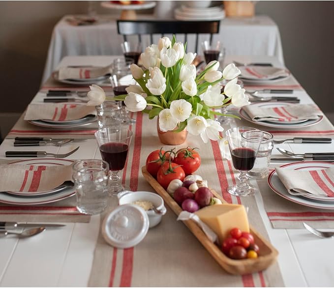 Solino Home Linen Table Runner 72 Inches Long - Image 9