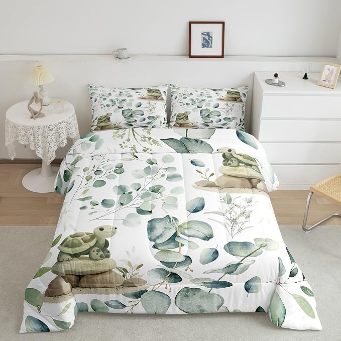 Erosebridal Kawaii Turtle Bedding King Size - Image 2