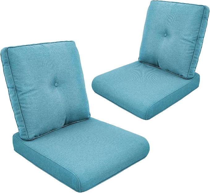 Outdoor Chair Cushions-Patio Chair Cushions Set of 2 by NatureComfyOutdoorFurniture