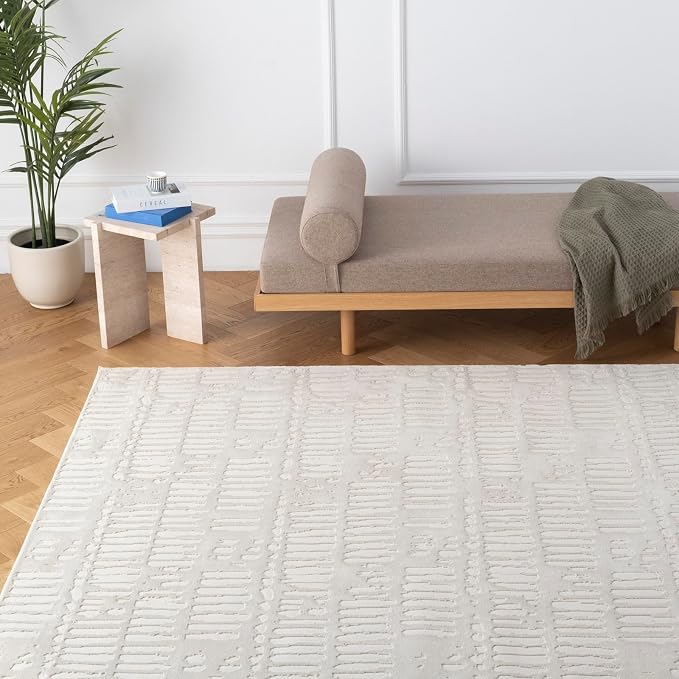 Revival Rugs Shell 6'7"x9' Washable Area Rug - Image 2
