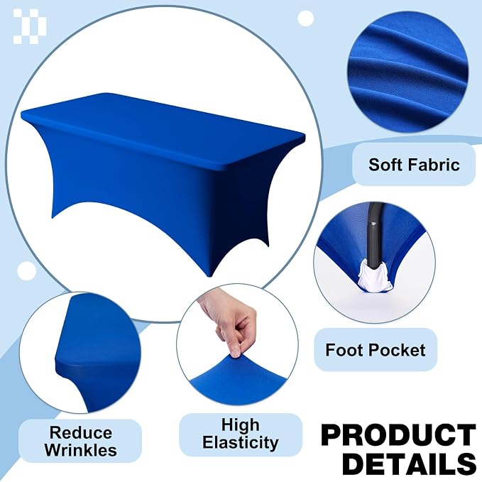 Trlyc 1 Pack 8FT Spandex Table Cloth - Image 3