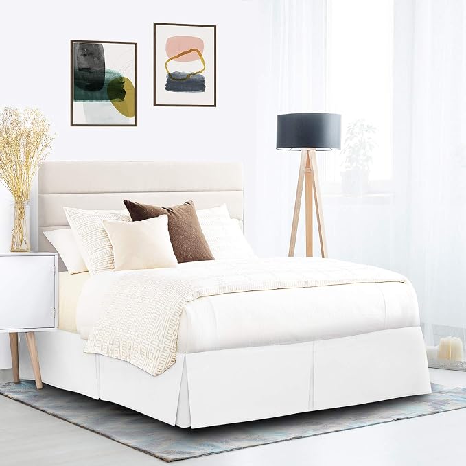 Nestl White Full Bed Skirt - Image 9