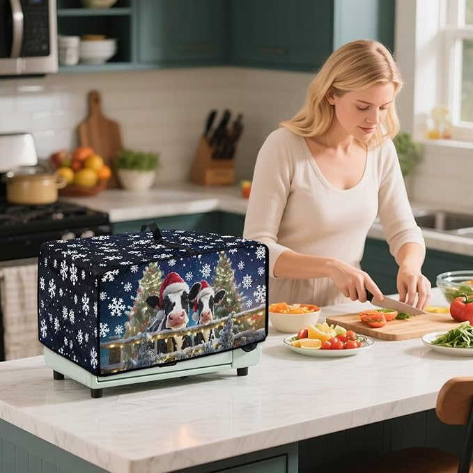 Air Fryer Toaster Oven Dust Cover Protective Microwave Oven Cover Small - Image 7