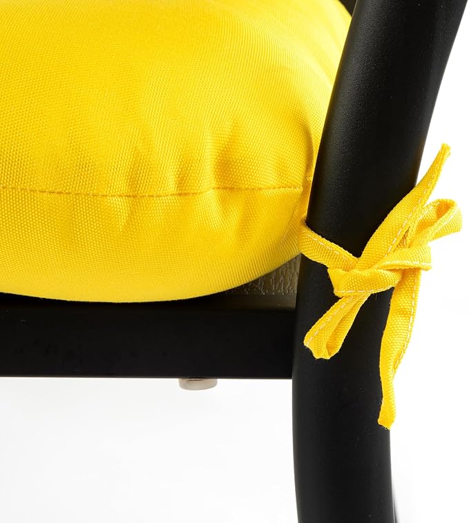 FUNHOME Outdoor Chair Cushions 19 x19 Inch, Water Resistant Tufted Seat - Image 4