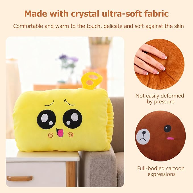 Kids Cartoon Hand Pillow, Winter Hand Warmer Rest Arm Pillow, Non-Electrical - Image 5