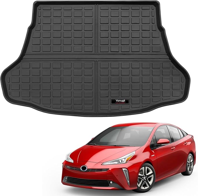 Custom for 2016-2022 Toyota Prius & Prius Prime Hatchback Cargo Mats Trunk by Yonugli