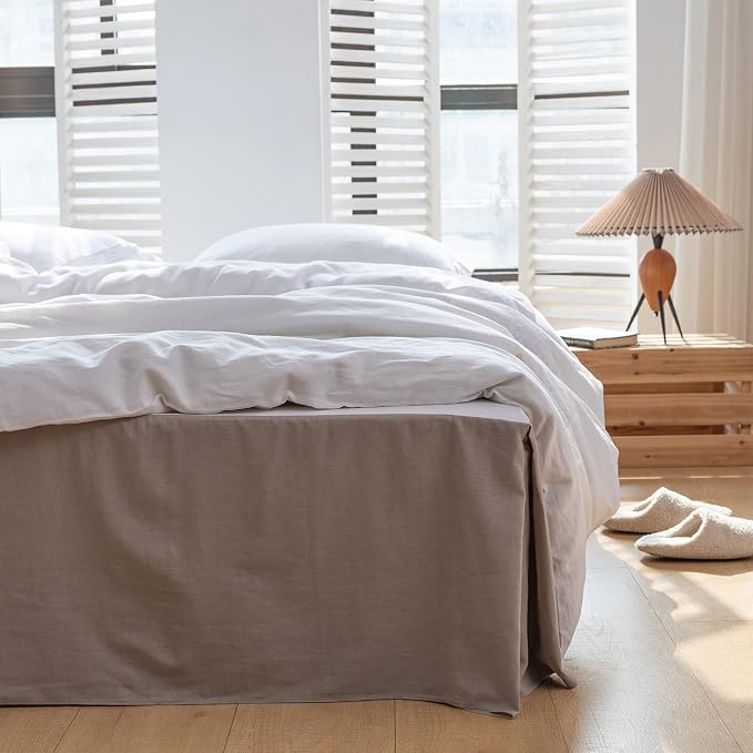 BISELINA French Linen Bed Skirt - Image 7
