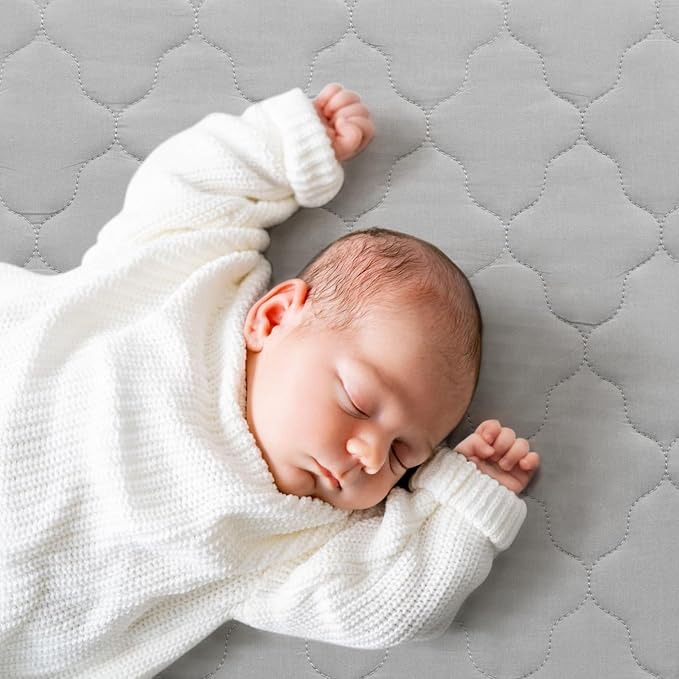 Waterproof Pack and Play Mattress Pad 39" x 27", Compatible - Image 5