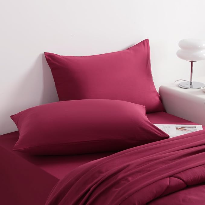 NTBAY Twin Comforter Set with Sheets, 5 Pieces Soft and Breathable Twin Bedding - Image 5
