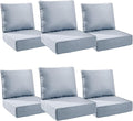 Luxury 6" Outdoor Cushions for Patio Furniture, Fade Resistant Couch Chair by Pugire