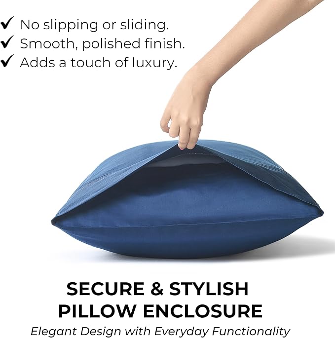 100% Natural Cotton Sheets Queen Size Bed Set | 500 TC Single-Ply Sateen Weave - Image 5