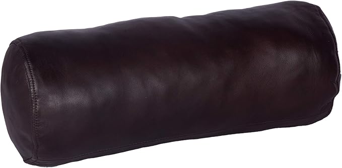Neck Roll Pillow Cushion Cover, 24x5 Inch Full Moon Round Bolster Pillow Case - Image 2