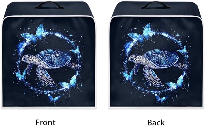 Mumeson Sea Turtle Butterfly Coffee Maker Cover, Home Kitchen Appliance - Image 7