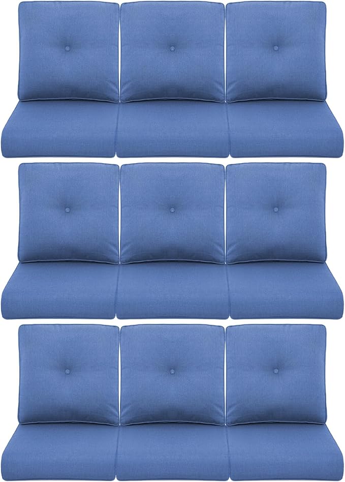 9-Piece Outdoor Patio Cushion Set by Pugire