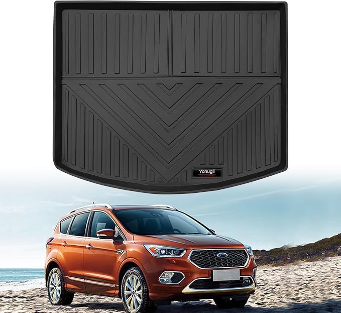 Custom for 2013-2019 Ford Escape/ 2015-2019 Lincoln MKC Cargo Mats Trunk Liner by Yonugli