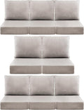 Luxury 6" Outdoor Cushions for Patio Furniture, Fade Resistant Couch Chair by Pugire