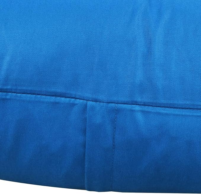 Thmyo 4-Pack 100% Cotton Lumbar Comfortable Solid Decorative Throw Pillow Case - Image 8