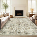 zesthome 8x10 Area Rugs for Living Room, Non-Slip Backing Washable Rugs by Zesthome