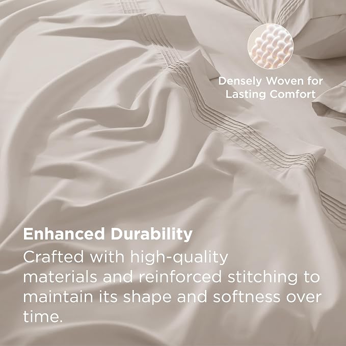 Bedsure Deep Pocket Full Size Bed Sheets Set - Image 6