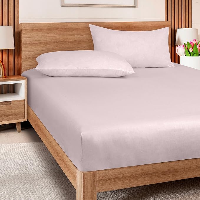 ROYALE LINENS 300 Thread Count 100% Long Staple Combed Cotton Fitted Sheet King - Image 5