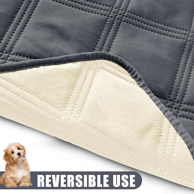 Smiry Waterproof Dog Bed Cover Blanket 40x70, Soft Reversible Pet Blanket - Image 3