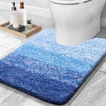 OLANLY Luxury Toilet Rugs U-Shaped 24x20, Extra Soft and Absorbent Microfiber by OLANLY