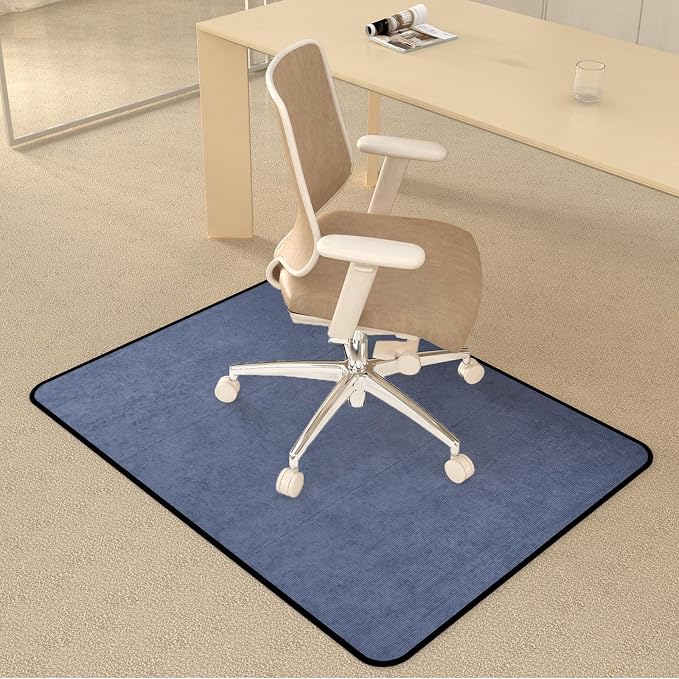 Corduroy Heavy Duty Office Chair Mat by PlacootChairMat