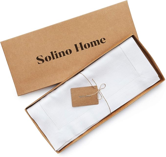 Solino Home Linen White Table Runner 156 Inches Long - Image 5